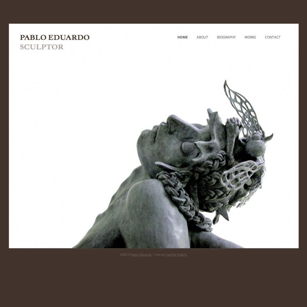 Pablo Eduardo Sculpture Website